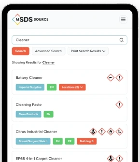 We keep your SDSs up to date, you focus on your business.