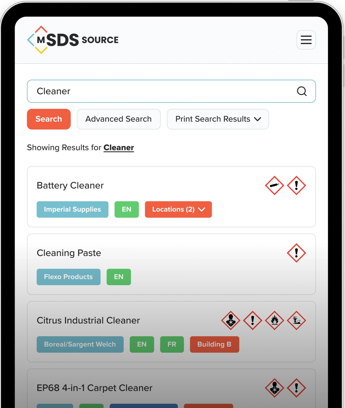 We keep your SDSs up to date, you focus on your business.